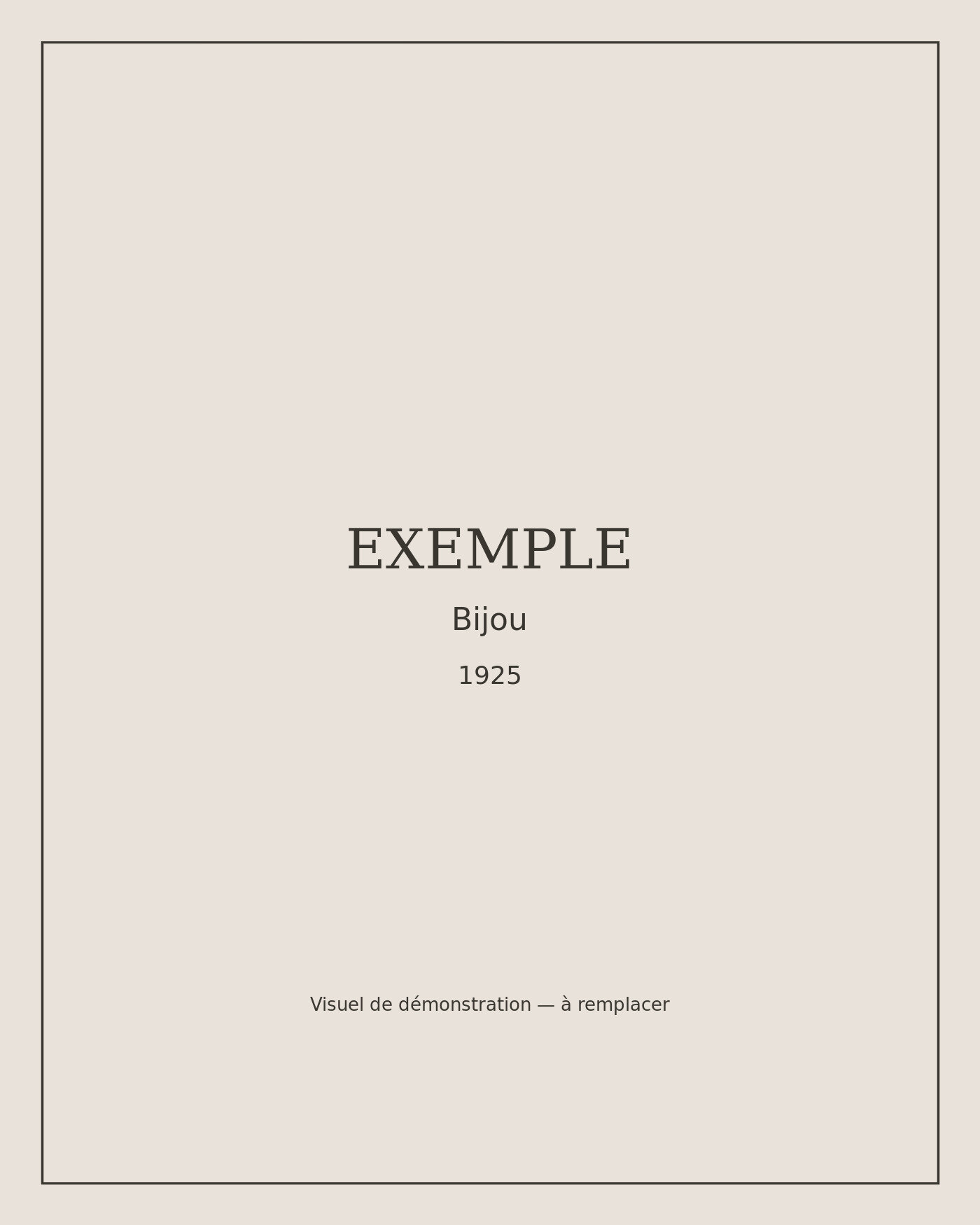 Exemple — broche