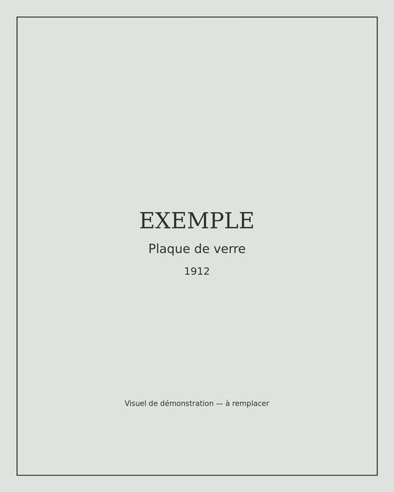 Exemple — plaque de verre